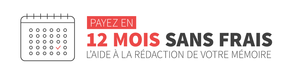 Payez en 12 mois sans frais l'aide  la rdaction de votre mmoire